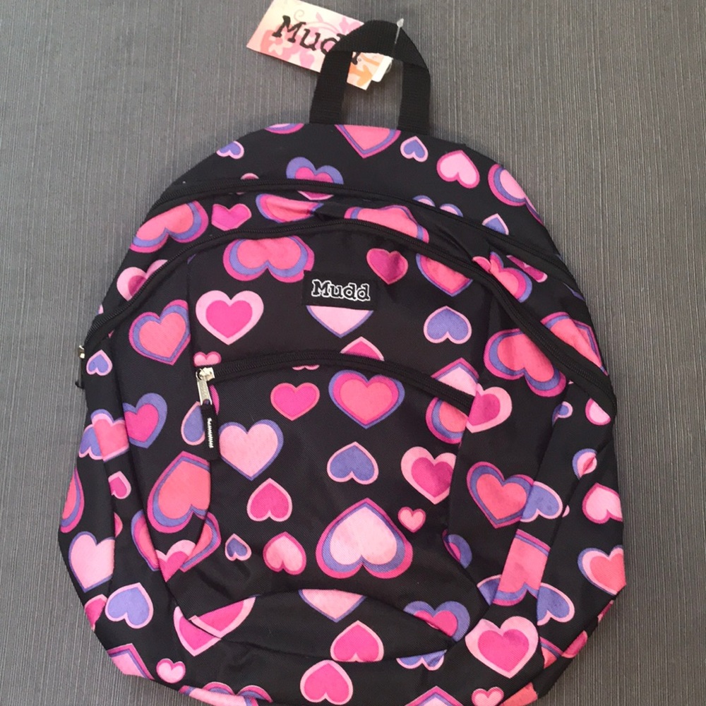 **NWT**MUDD HEARTS BACKPACK